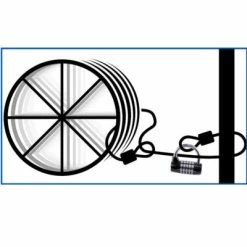 Antivol Cobra 2 Mètres Câble Long ABUS -Pneu Vélo Soldes Boutique antivol cobra 2 metres cable long abus full 3