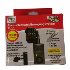 Point Antivol Spirale Avec Alarme Sirène Security Plus -Pneu Vélo Soldes Boutique antivol spirale avec alarme sirene security plus full 3