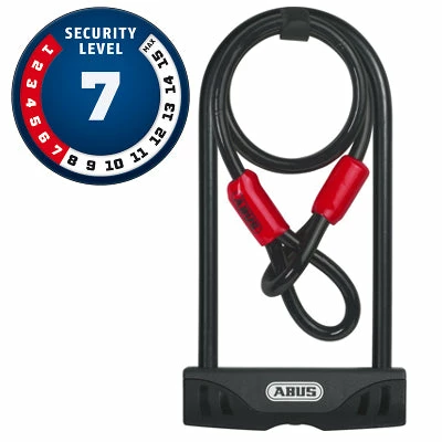 Antivol U Avec Fixation USH32 + Câble Facilo 32 Abus Cobra 120cm 3 Antivol U Avec Fixation USH32 + Câble Facilo 32 Abus Cobra 120cm