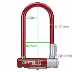 Antivol Vélo Kryptolok Mini 7 Rouge - Kryptonite -Pneu Vélo Soldes Boutique antivol velo kryptolok mini 7 rouge kryptonite full 4