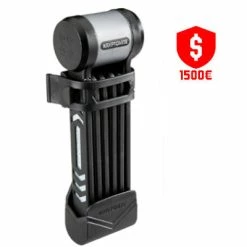 Antivol Vélo Pliant Kryptonite + Support De Cadre Kryptolock 685