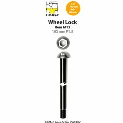 Antivol Pour Roues Avant Et Arrière à Axe Traversant M12 Pinhead -Pneu Vélo Soldes Boutique axe antivol traversant roue arriere m12 162 1.5
