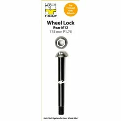 Antivol Pour Roues Avant Et Arrière à Axe Traversant M12 Pinhead -Pneu Vélo Soldes Boutique axe antivol traversant roue arriere m12 175 1.75