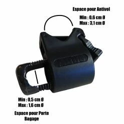 Fixation UGH 02 Pour Antivol U Sur Porte Bagage ABUS -Pneu Vélo Soldes Boutique fixation ugh 02 pour antivol u sur porte bagage abus full 4