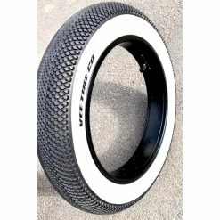 Custom Vélo Pneu Fatbike E-Speedster 20 X 4.00 Flanc Blanc 102-406