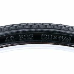 Custom Vélo Pneu Noir 28 X 1 1/2 (40-635) 700x35B 700b -Pneu Vélo Soldes Boutique pneu noir 28 x 1 2 40 635 velo ancien look retro 700x35b vintage 700b 3