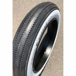 Custom Vélo Pneu FatBike Zig Zag 20 X 4.0 Flanc Blanc 102-406