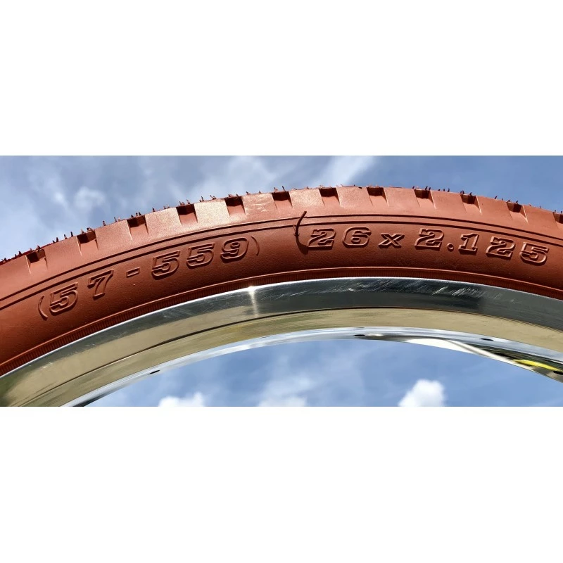 Custom Vélo Pneu StreetKing 26 X 2.125 Rouge Brique 57-559 4 Custom Vélo Pneu StreetKing 26 X 2.125 Rouge Brique 57-559 – Image 2