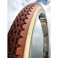 Custom Vélo Pneu StreetKing 26 X 2.125 Rouge Brique Flanc Crème 57-559 -Pneu Vélo Soldes Boutique pneu velo couleur argile rouge brique flanc blanc 26 x 2125 cruiser 1