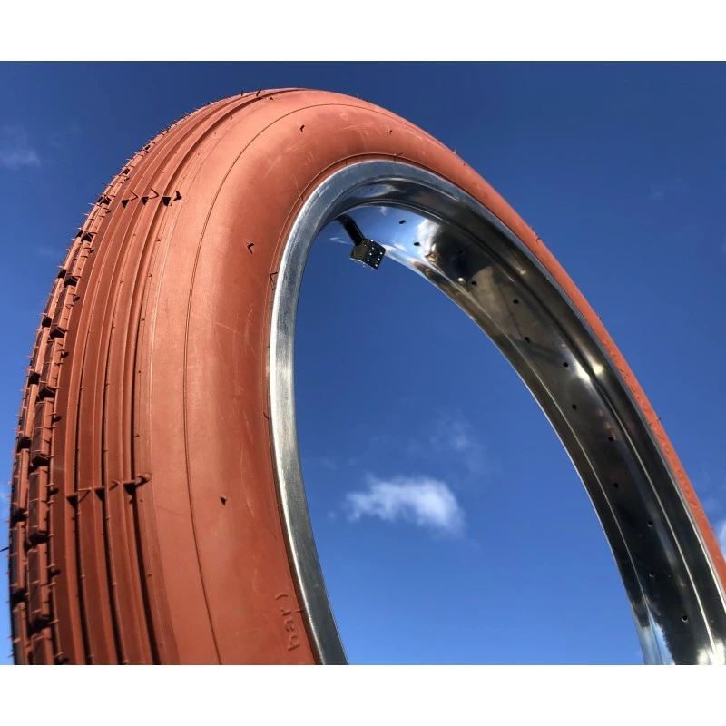 Custom Vélo Pneu Vélo Thick Brick 24 X 3.00 Rouge Brique 75-507 6 Custom Vélo Pneu Vélo Thick Brick 24 X 3.00 Rouge Brique 75-507 – Image 4