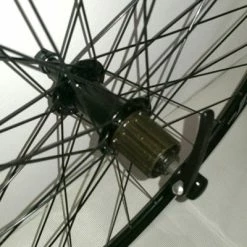 Roue Arrière Vélo 28 Pouces à Cassette Noire Airline Rodi -Pneu Vélo Soldes Boutique roue arriere velo 28 pouces a cassette noire airline rodi full 3