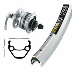 Exal Roue De 28 Pouces Avec Dynamo Dans Moyeu DH3N72 -Pneu Vélo Soldes Boutique roue de 28 pouces avec dynamo dans moyeu dh3n72 full 4