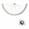 M-Wave Roue De Vélo Avant Blanche 700 Route -Pneu Vélo Soldes Boutique roue de velo avant blanche 700 route full