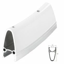 M-Wave Roue De Vélo Avant Blanche 700 Route -Pneu Vélo Soldes Boutique roue de velo avant blanche 700 route full 4