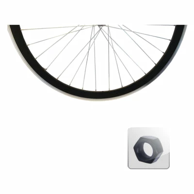 M-Wave Roue De Vélo Avant Noir Mat 700 Route 3 M-Wave Roue De Vélo Avant Noir Mat 700 Route