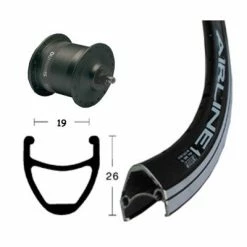 Roue Vélo Avant Noire Moyeu Dynamo 28 Pouces Rodi -Pneu Vélo Soldes Boutique roue velo avant noire moyeu dynamo 28 pouces rodi full 4